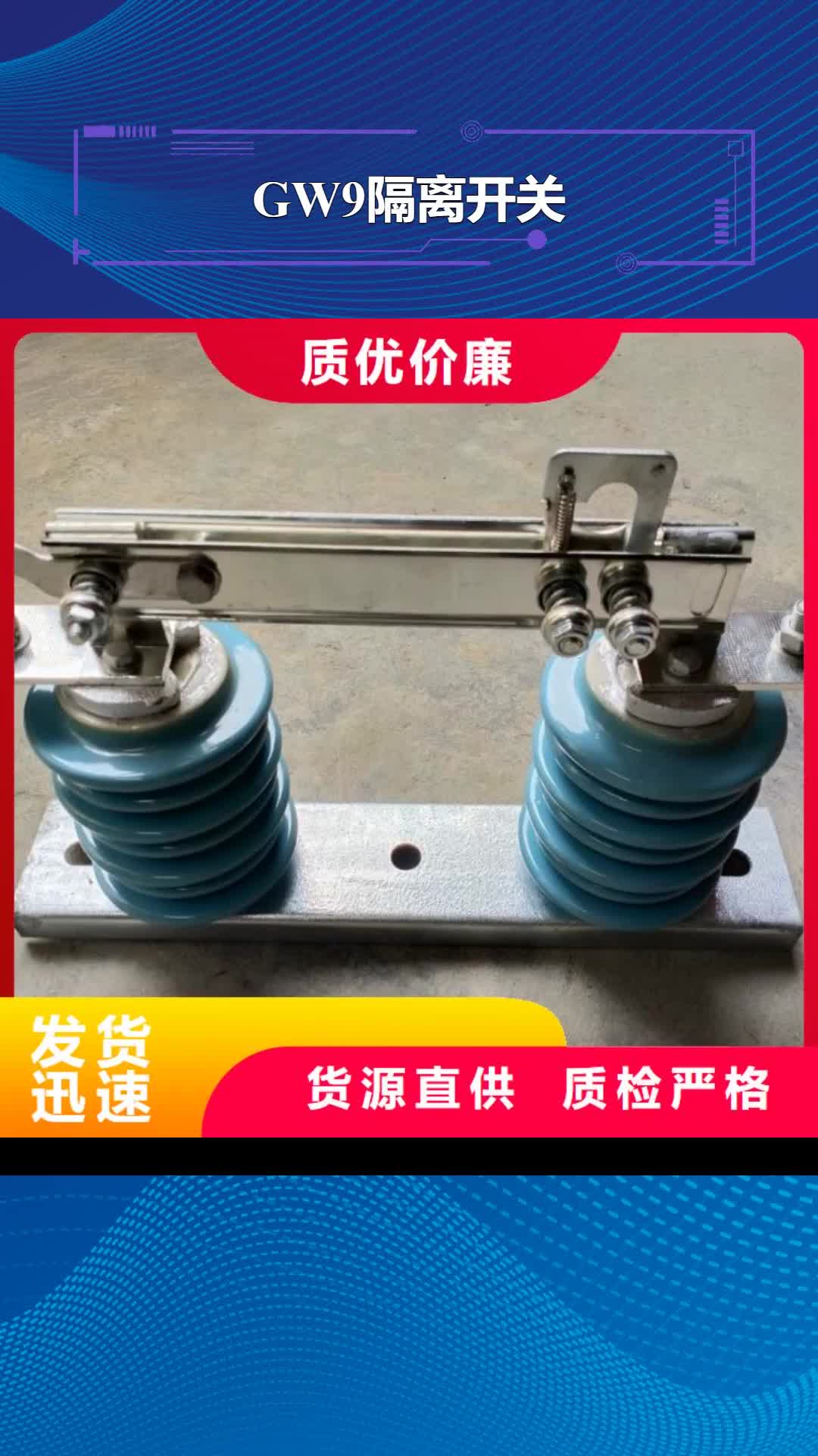 广元GW9隔离开关金属氧化物避雷器源头厂家量大价优